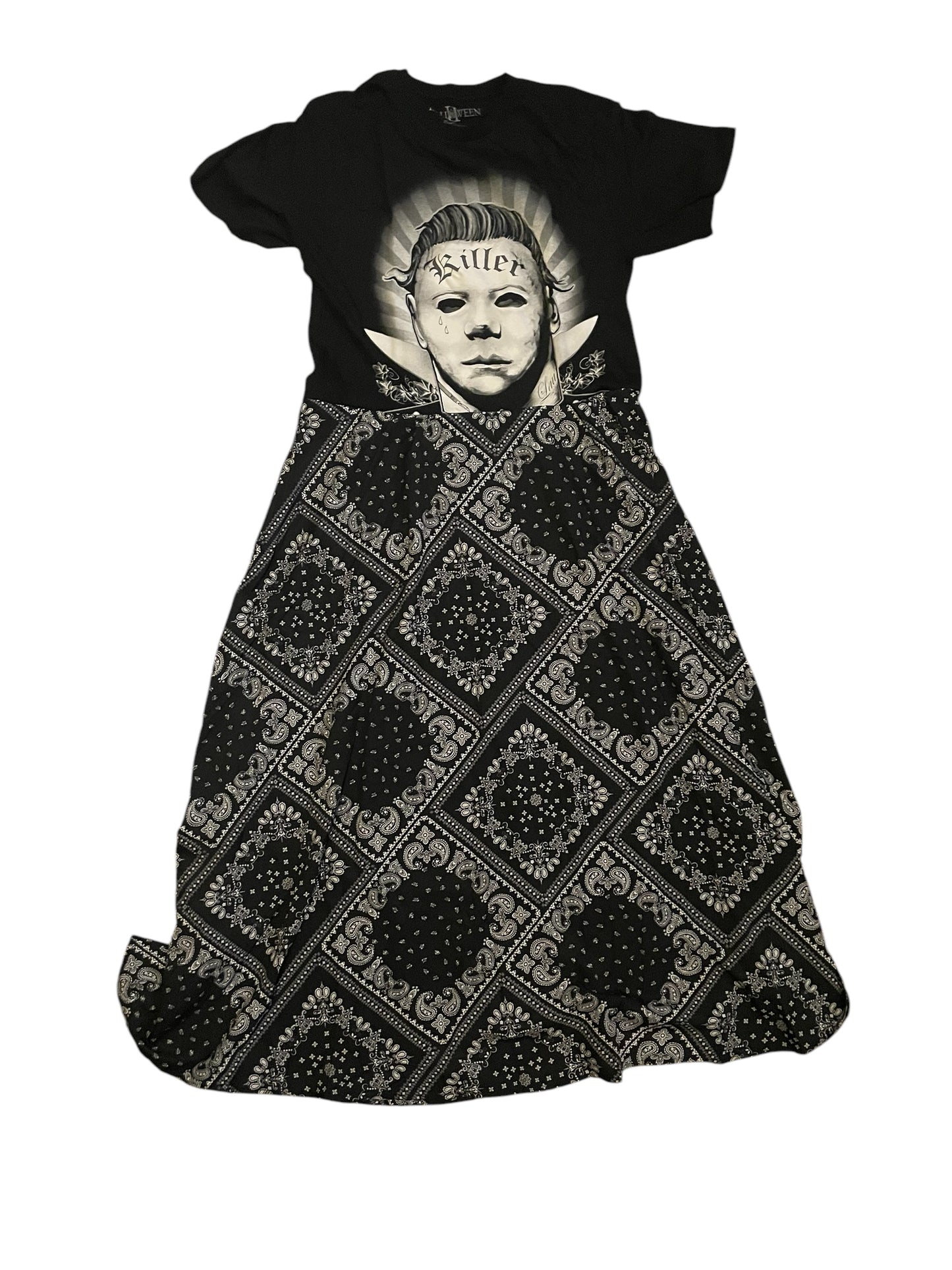 Michael Myers Repurposed Dress Medium