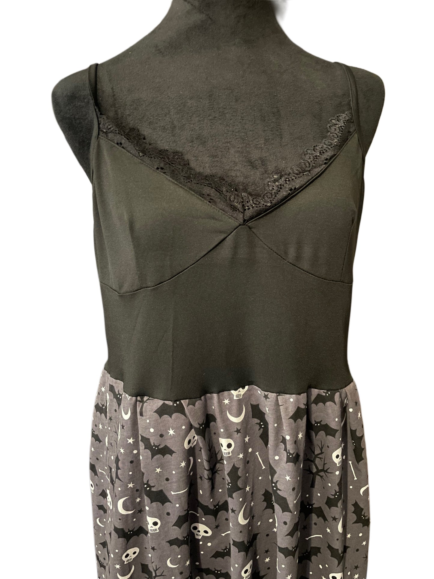 Skull & Bat Dress X-Large