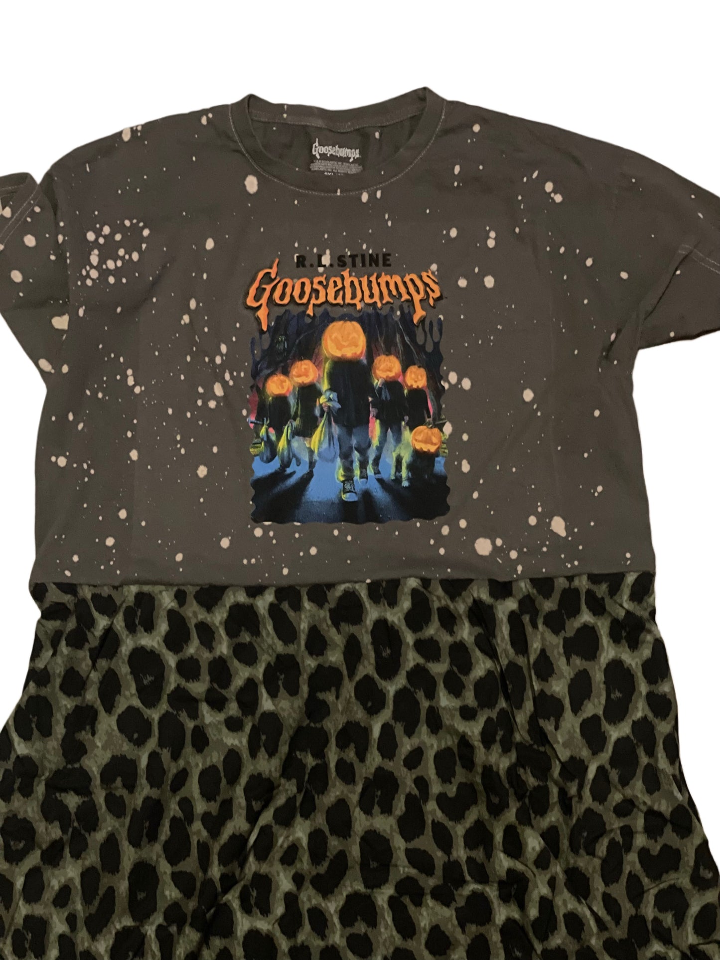 Goosebumps T-Shirt Dress Plus 1XL