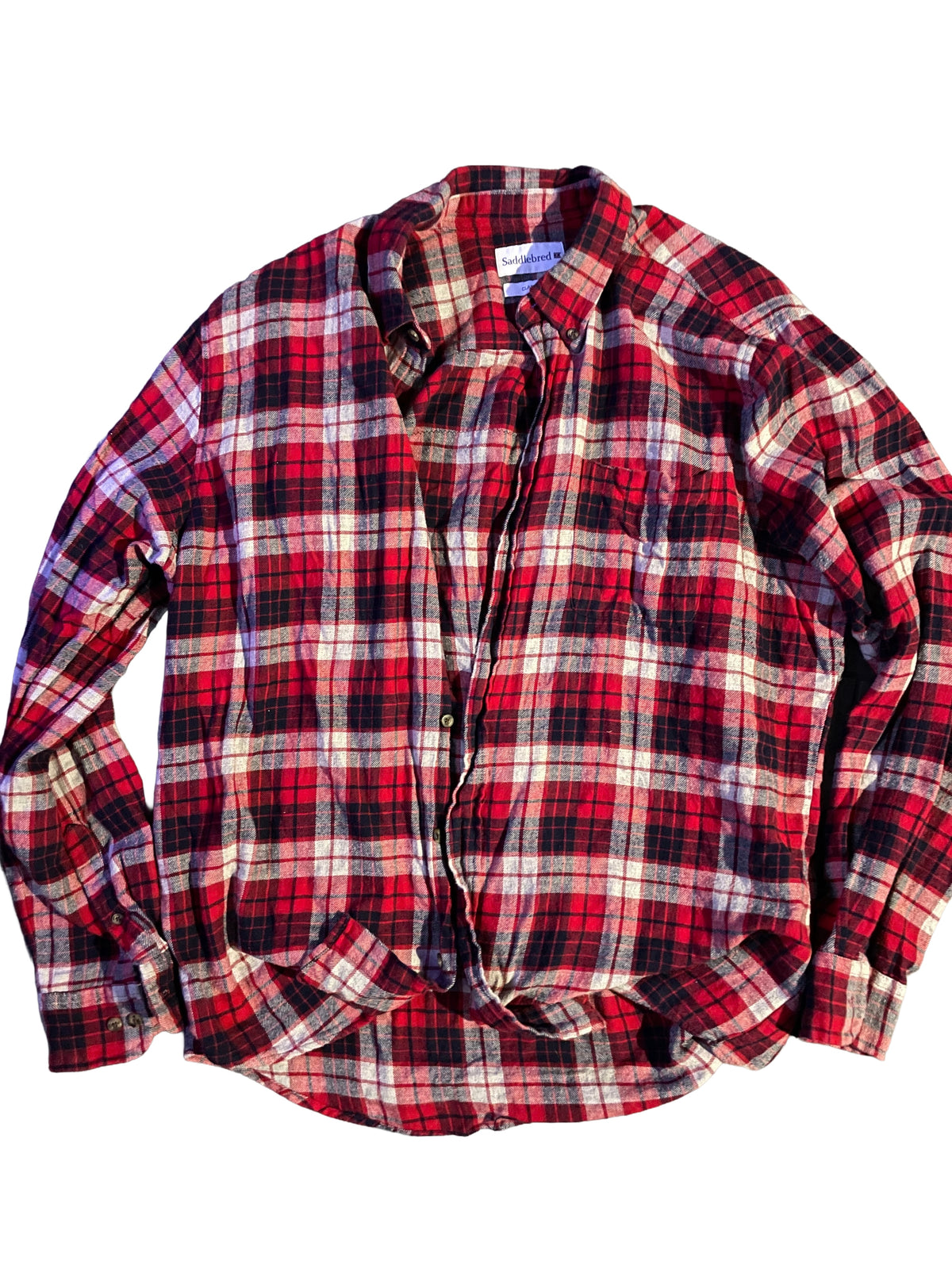 Chucky Horror Repurposed Flannel XL