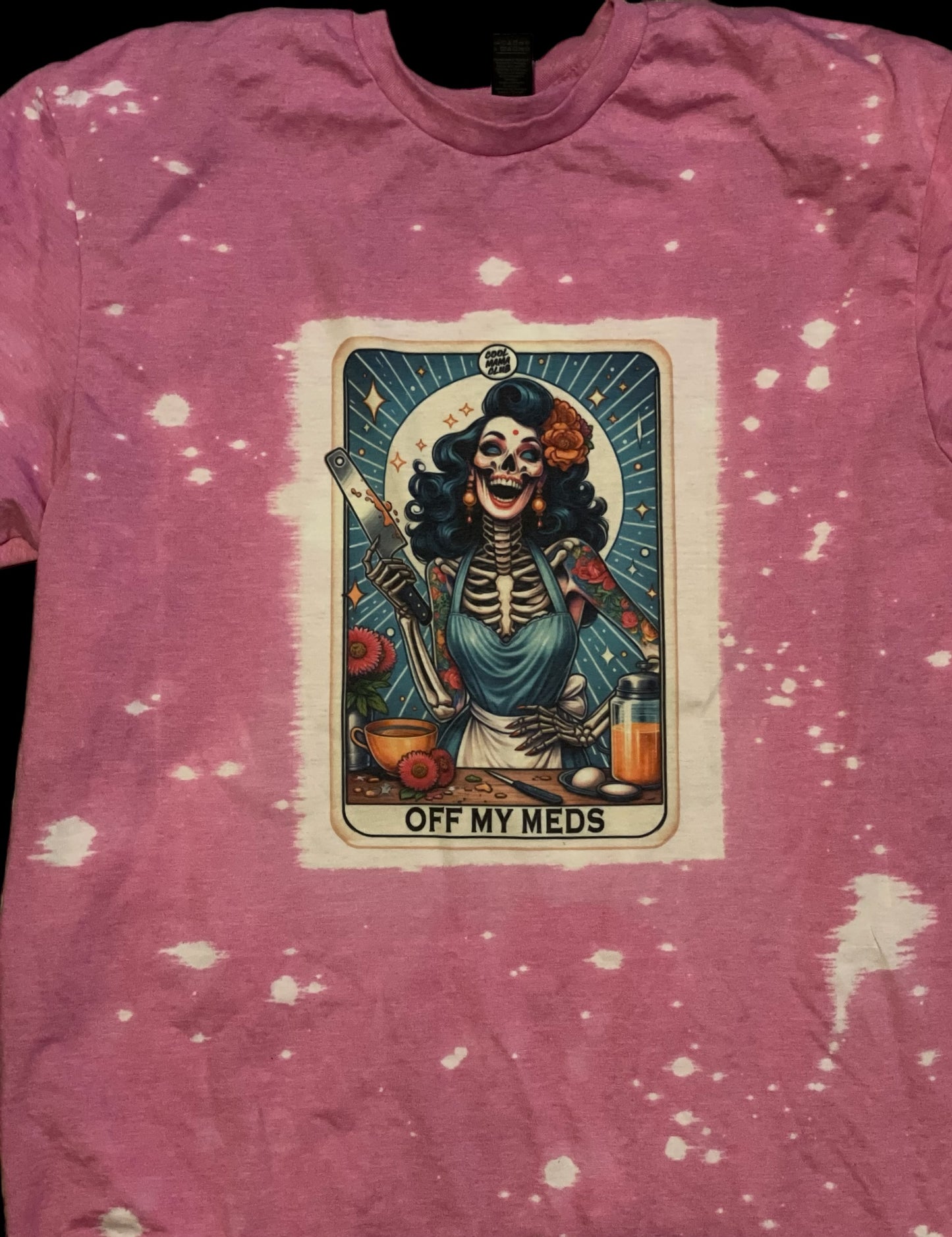 Off My Meds Cool Mama Club Tarot T-Shirt