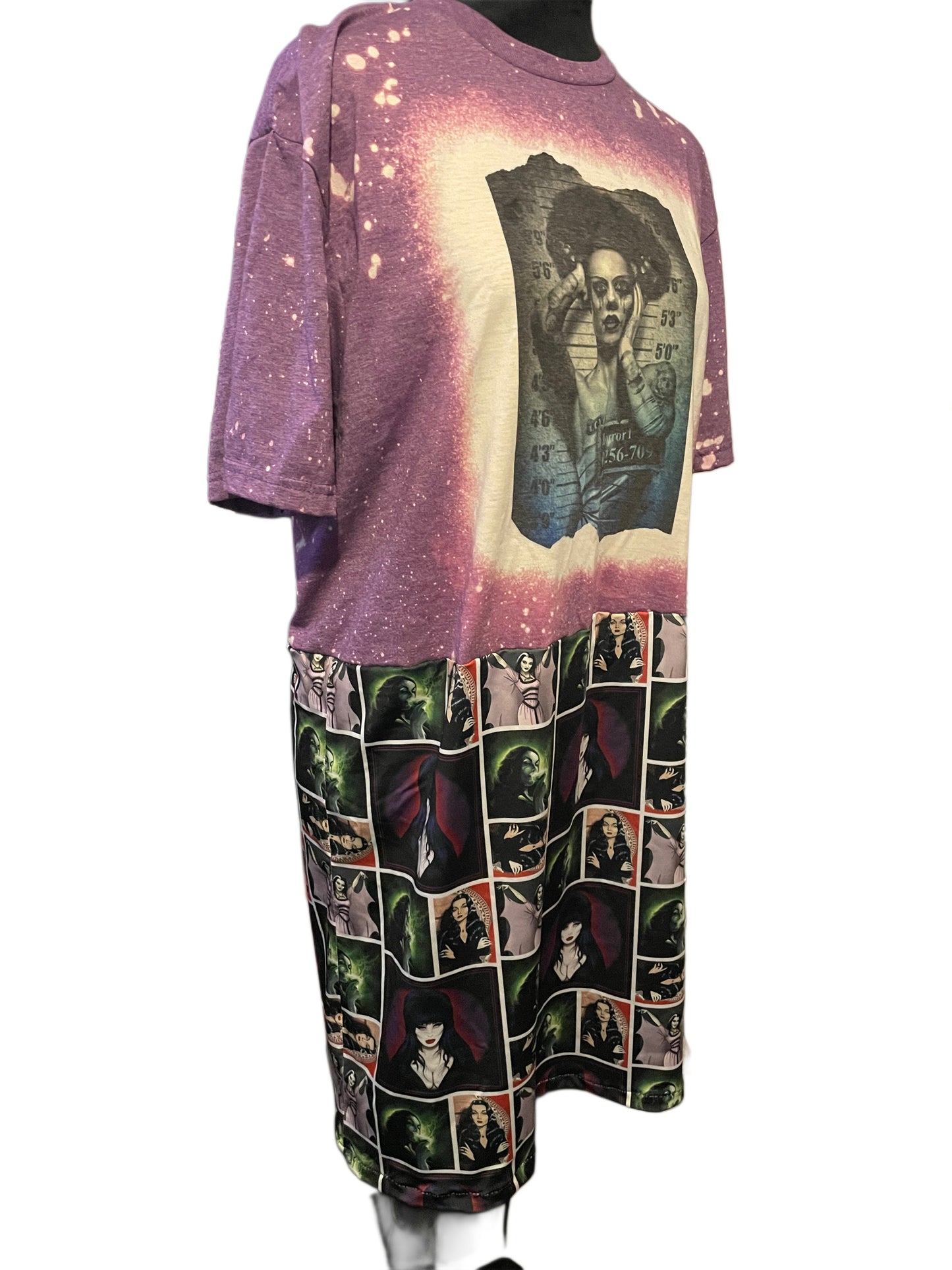 Ghoul Horror T-shirt Dress Medium