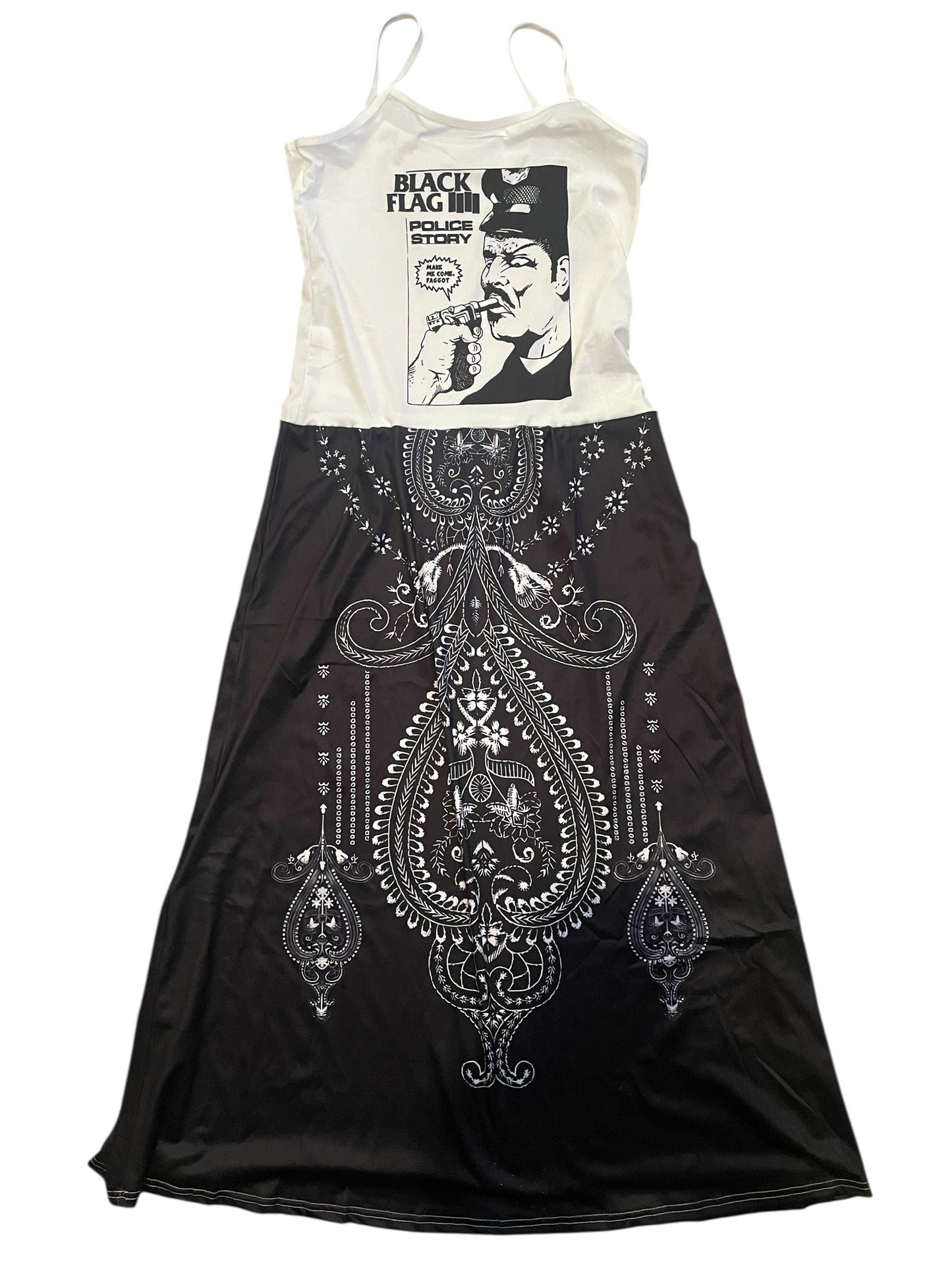 Black Flag Tank Dress Medium