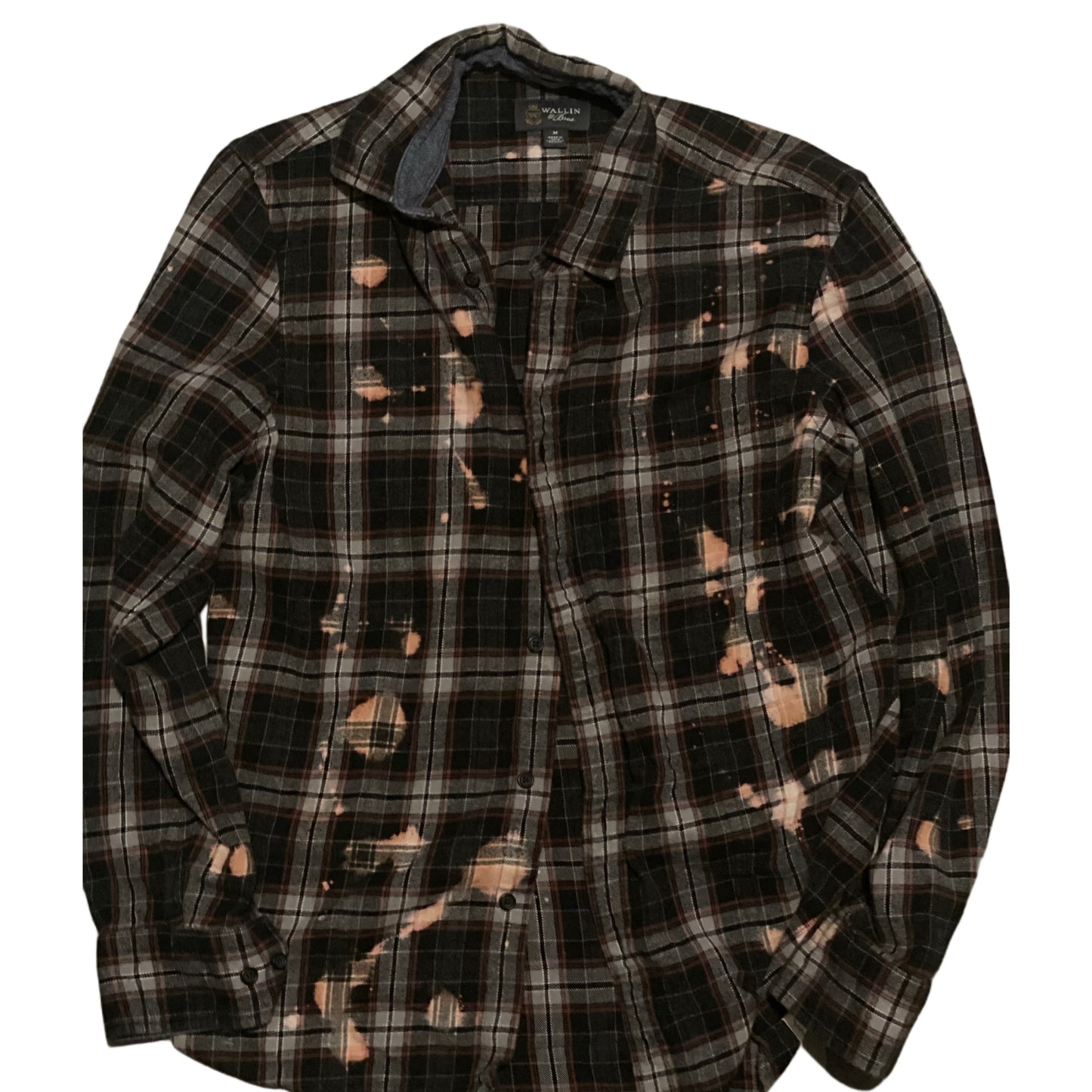 Ozzy Upcycled Repurposed Flannel Medium