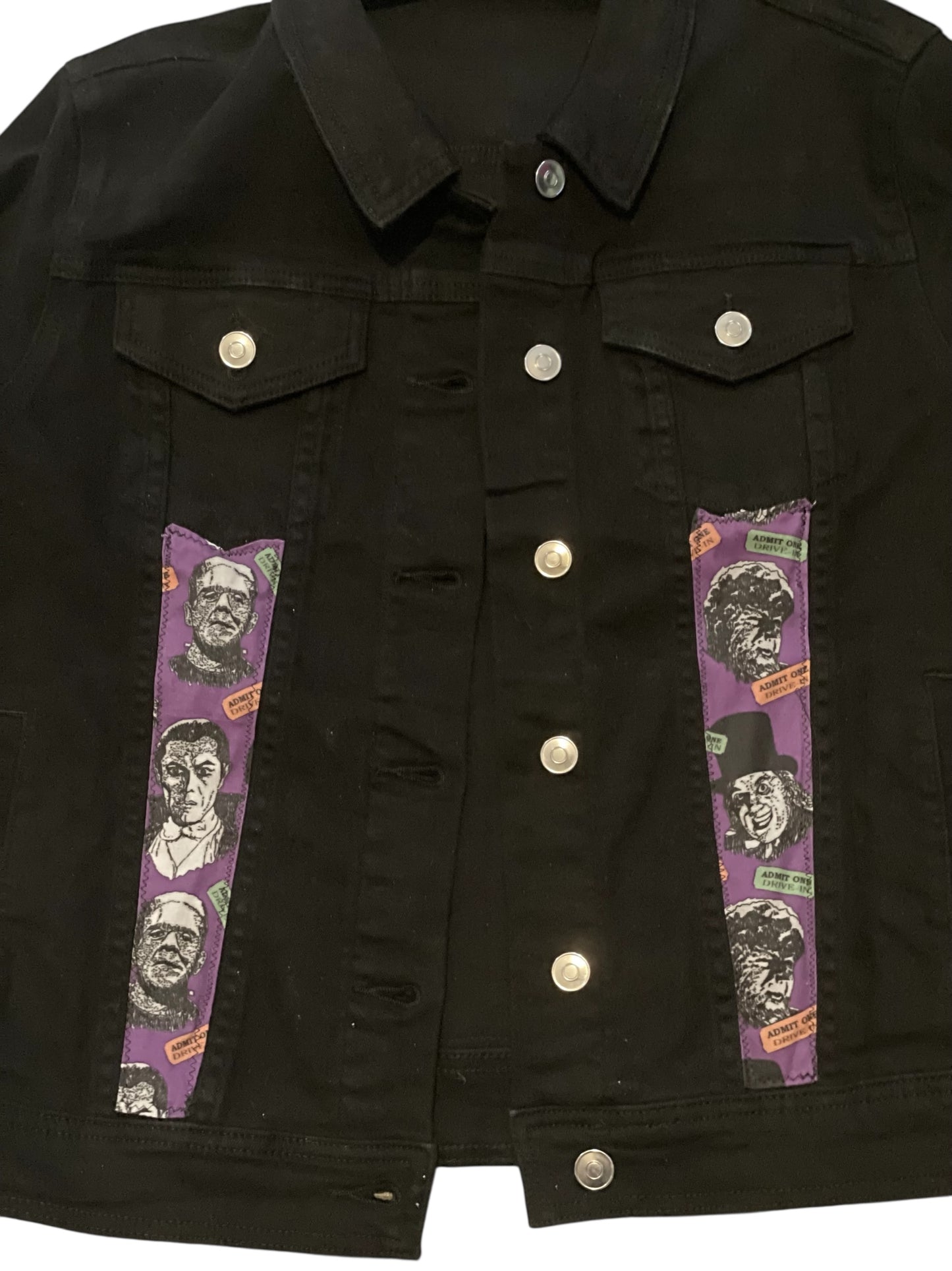 Universal Monsters Denim Jacket Large