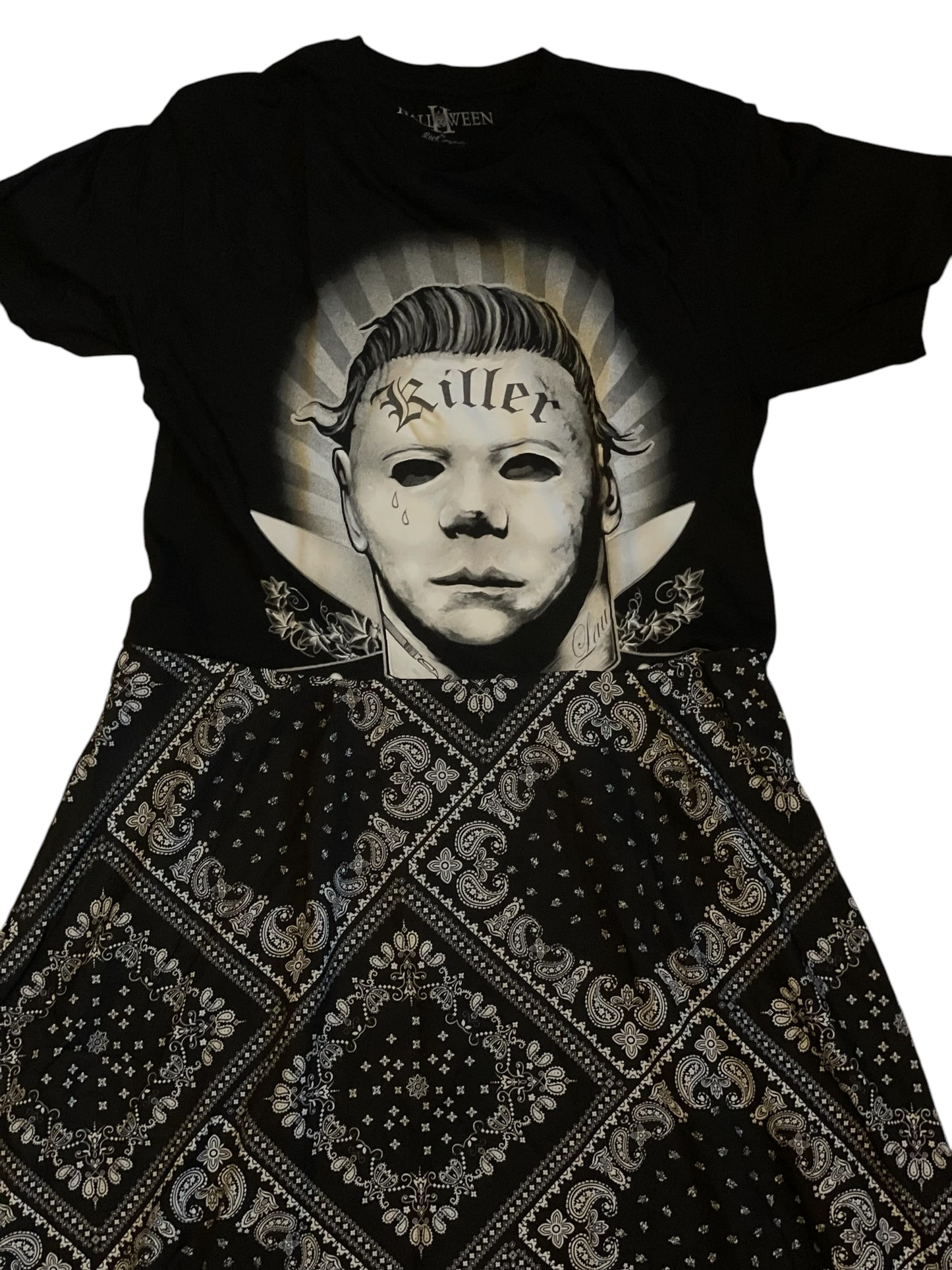 Michael Myers Repurposed Dress Medium