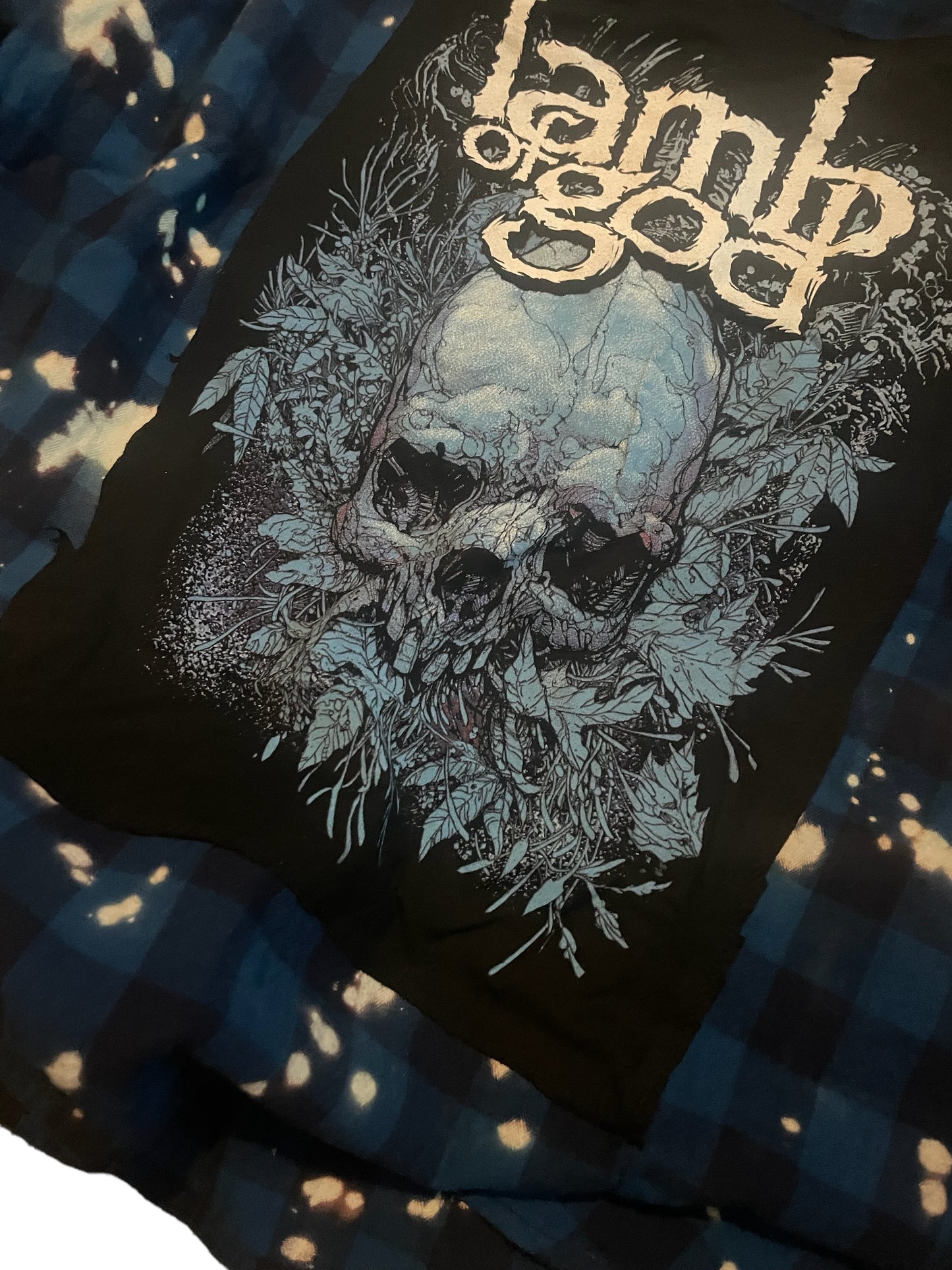 Redone Lamb of God Band Flannel