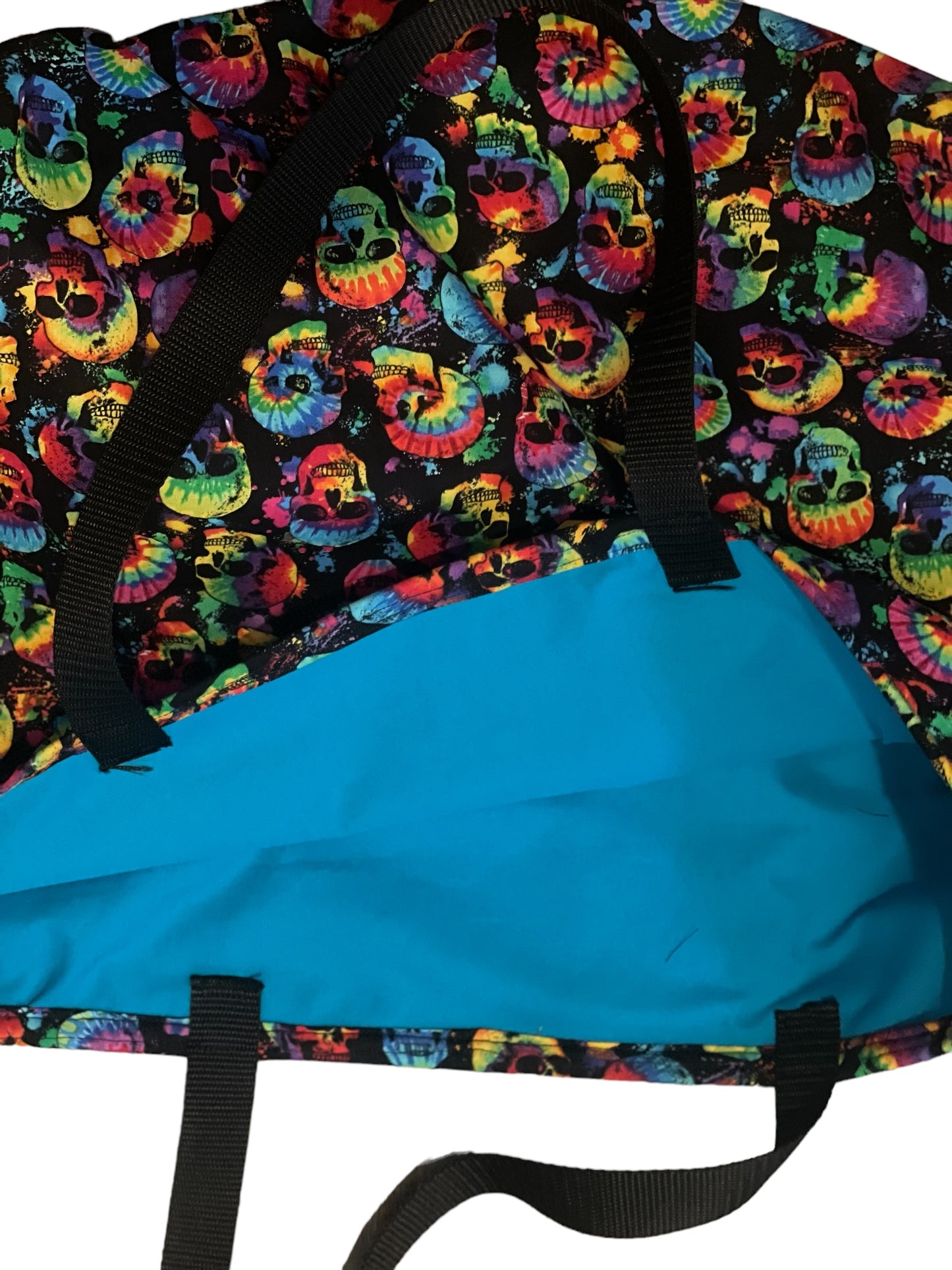 Tie Dye Skull Tote