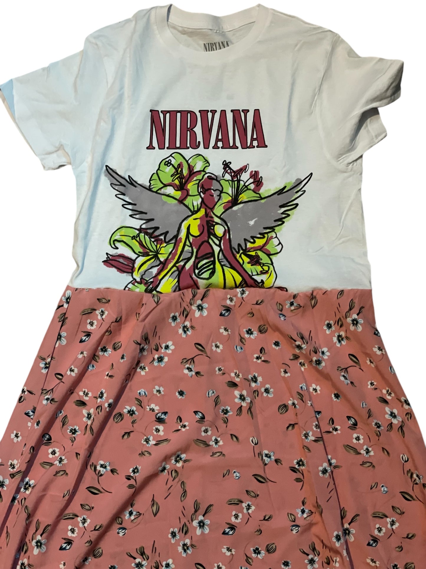 Nirvana Repurposed Dress Medium