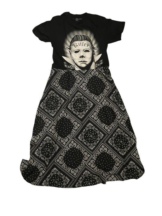 Michael Myers Repurposed Dress Medium
