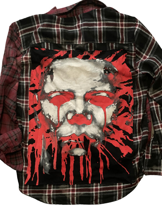 Halloween Official Repurposed Horror Flannel