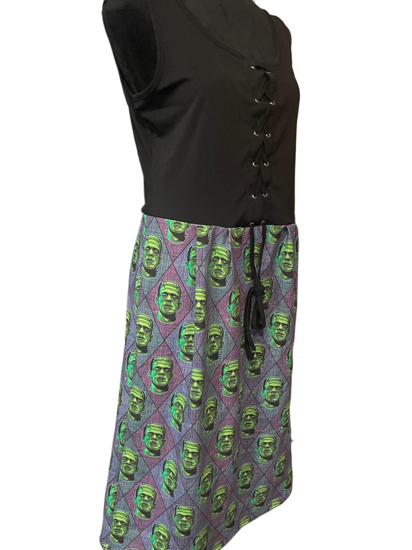 Frankenstein Lace Up Dress XXL