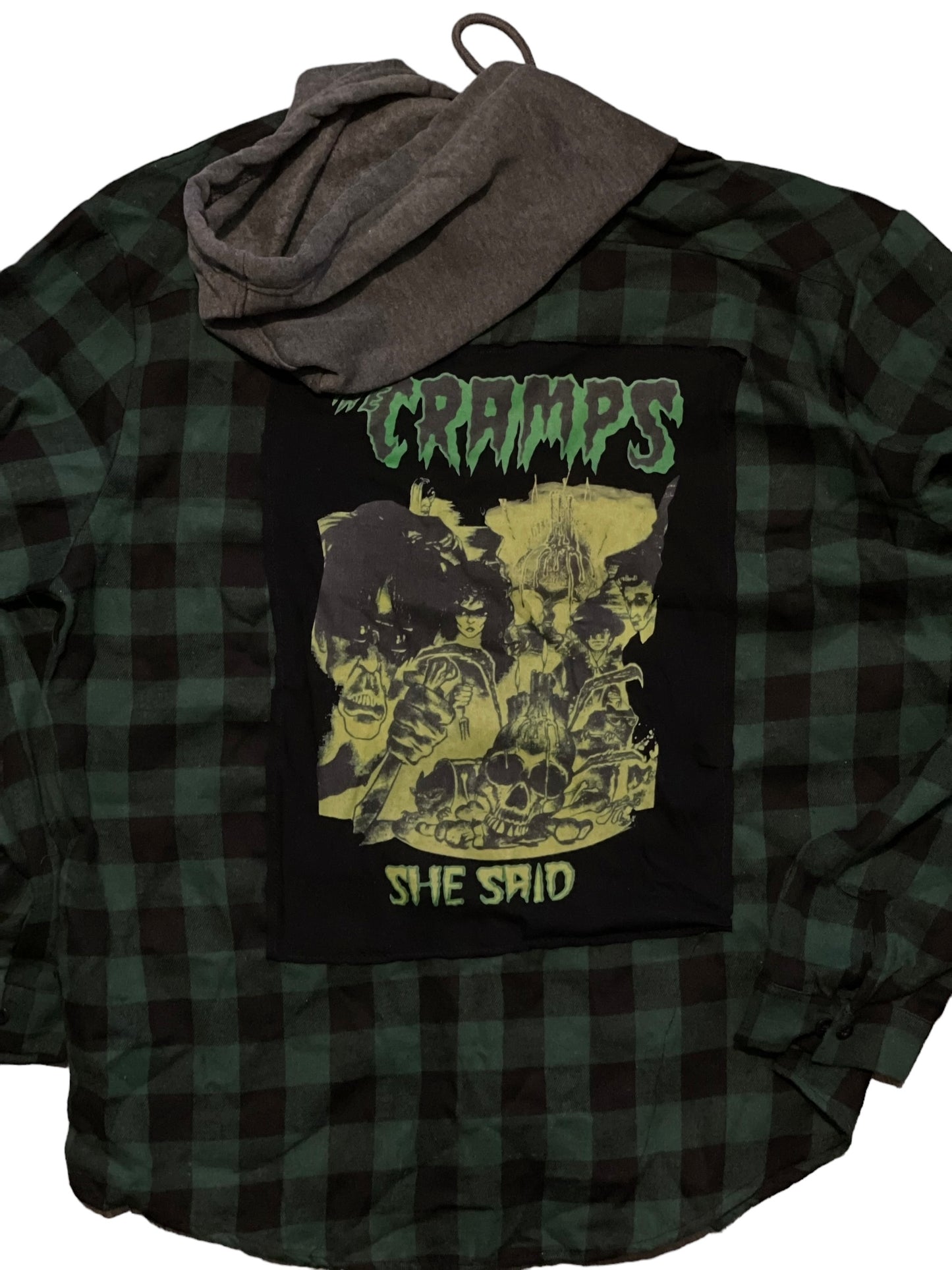 The Cramps Repurposed Band Flannel