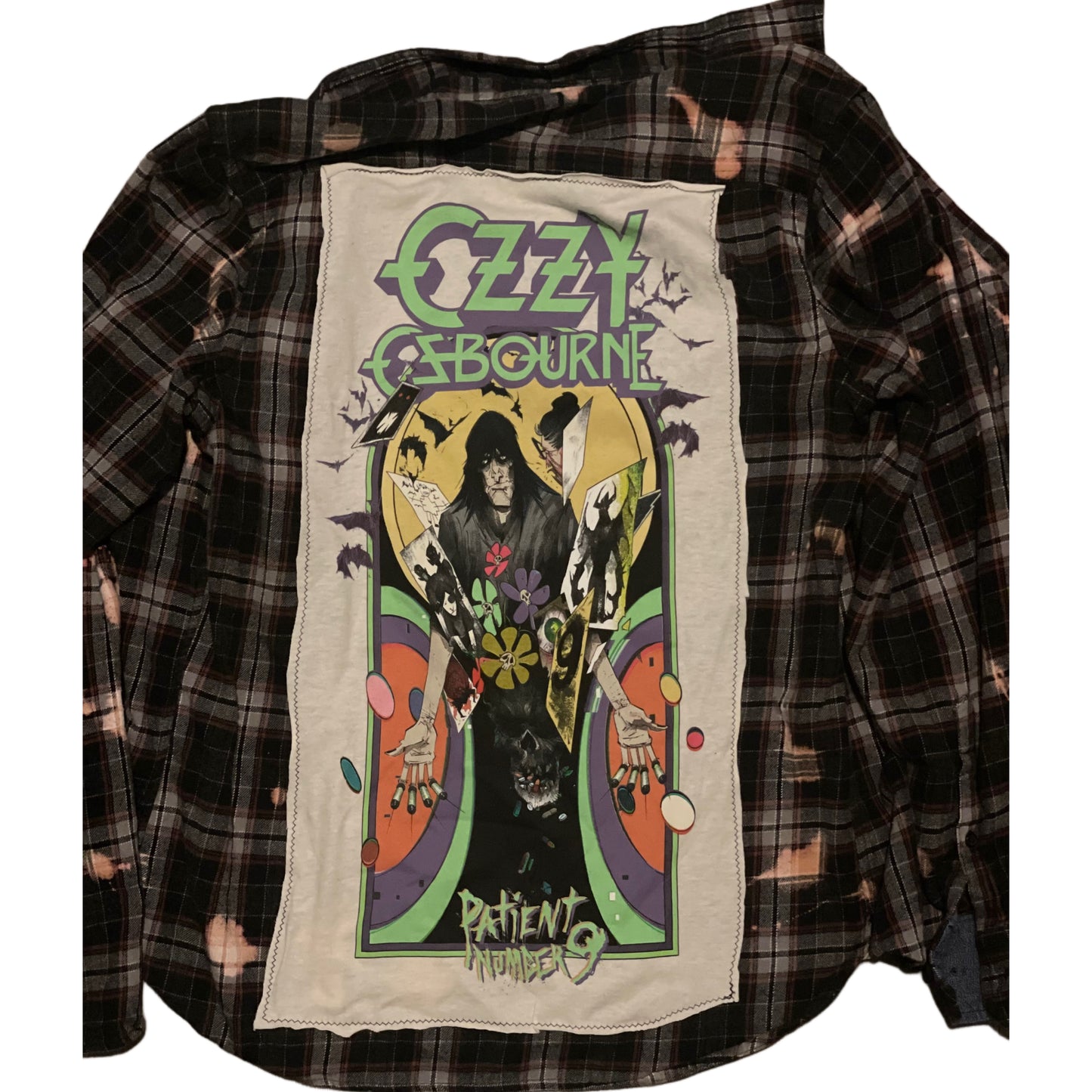 Ozzy Upcycled Repurposed Flannel Medium