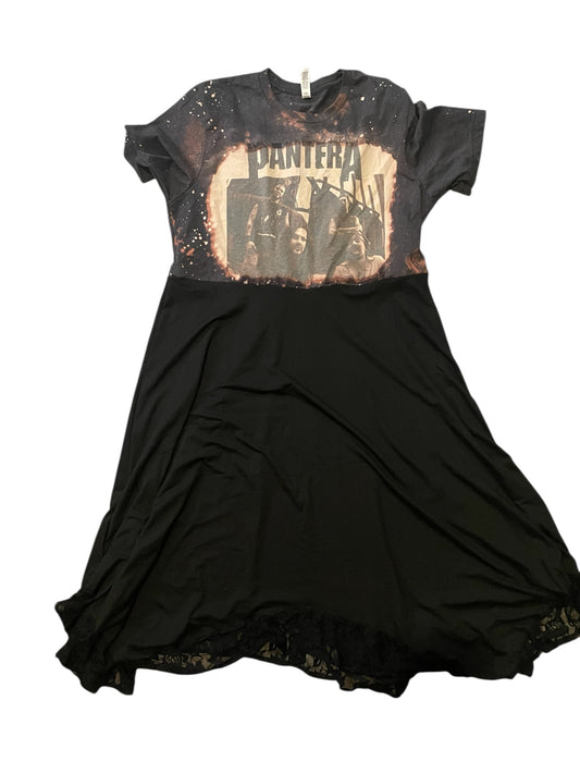 Pantera Repurposed T-shirt Dress XL
