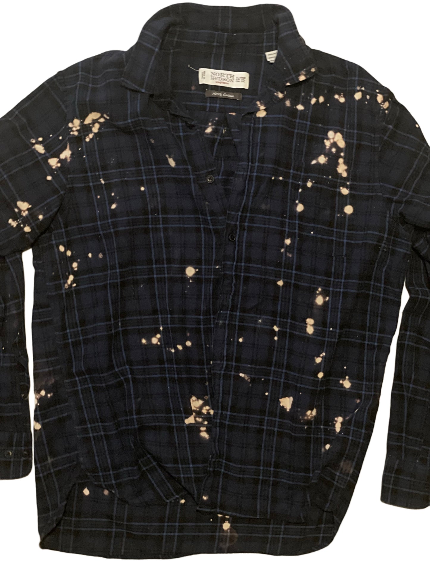 Pet Cemetery Upcycled Flannel X-Large