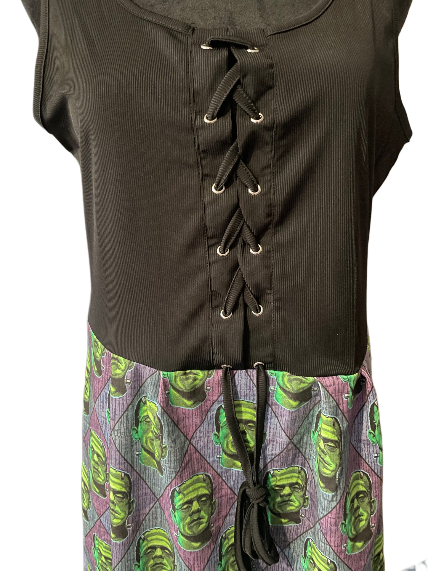 Frankenstein Lace Up Dress XXL