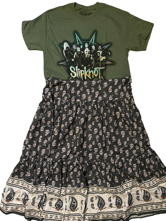 Slipknot Repurposed Maxi Dress Large