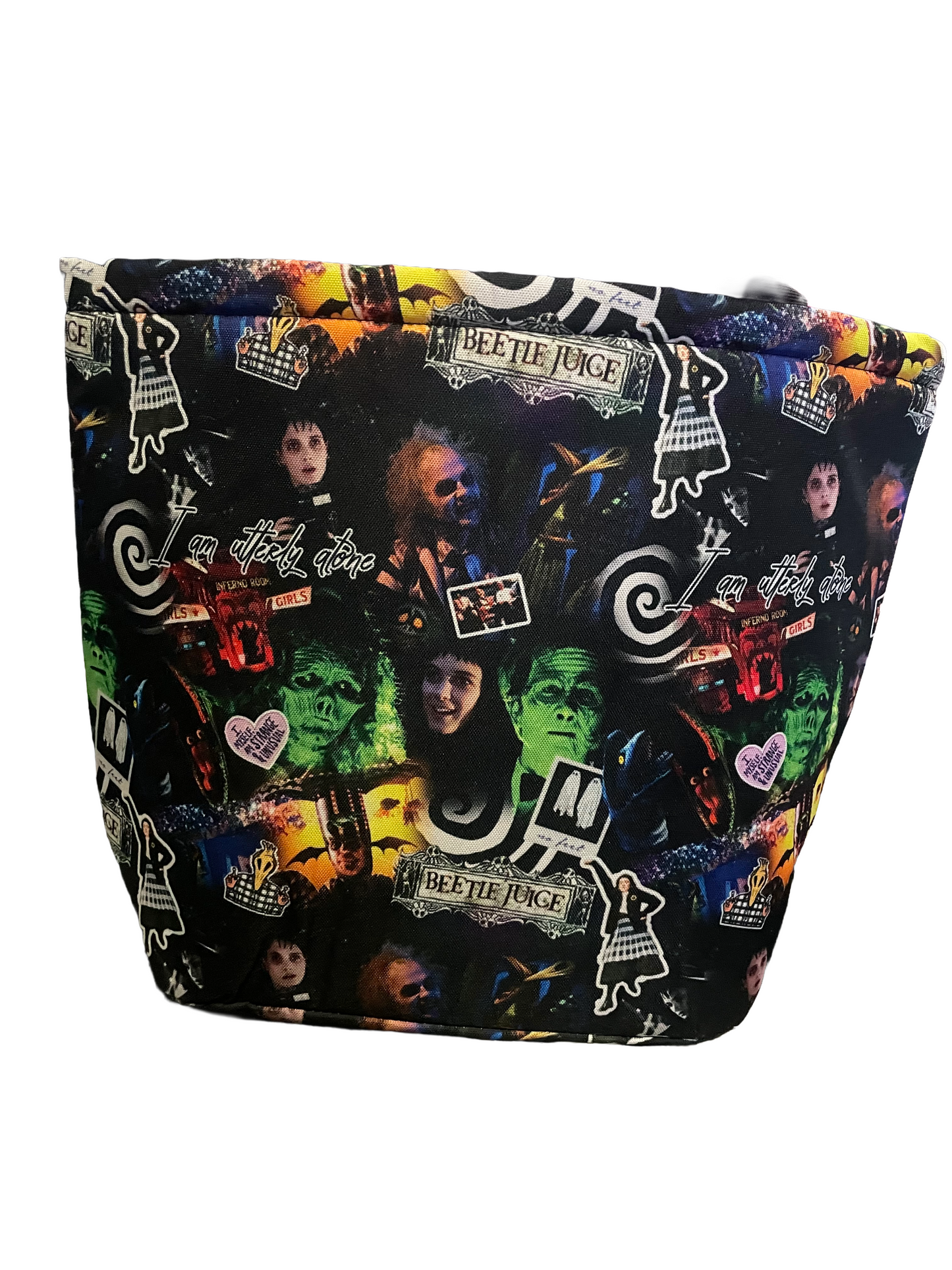 Beetlejuice Large Zippered Tote