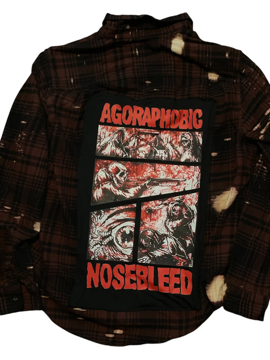 Agoraphobic Nosebleed Recycled Band Flannel