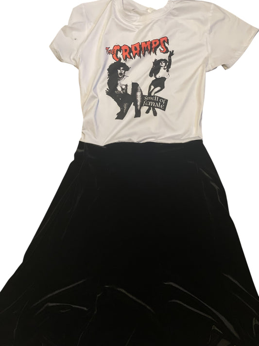 The Cramps Repurposed Dress Approx Medium