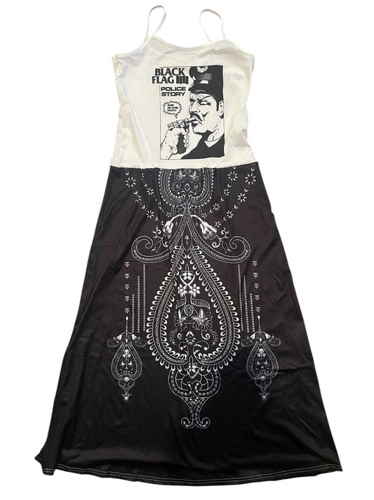 Black Flag Tank Dress Medium