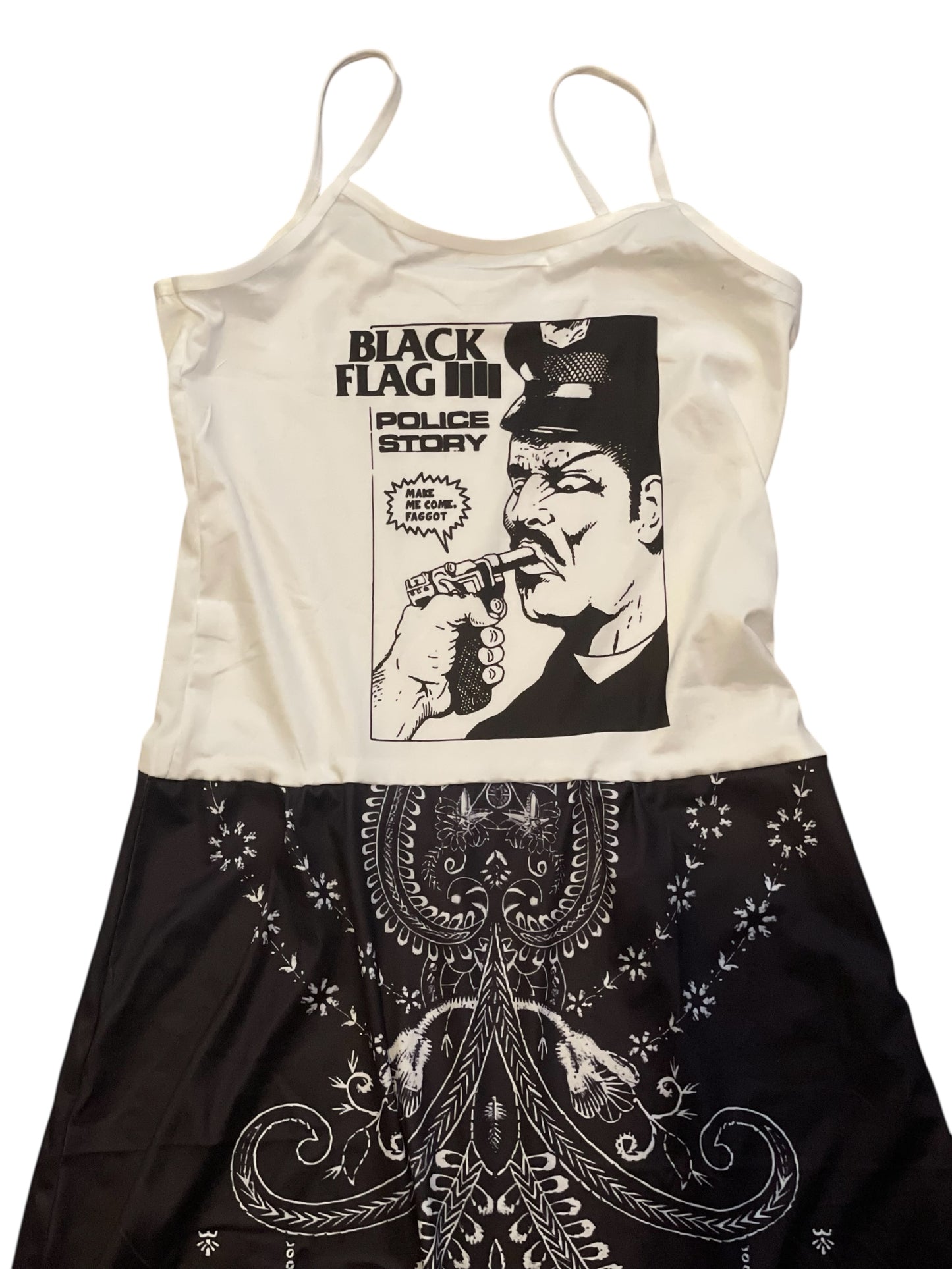 Black Flag Tank Dress Medium