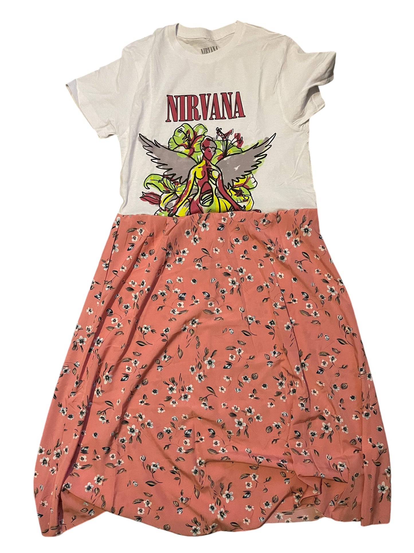 Nirvana Repurposed Dress Medium